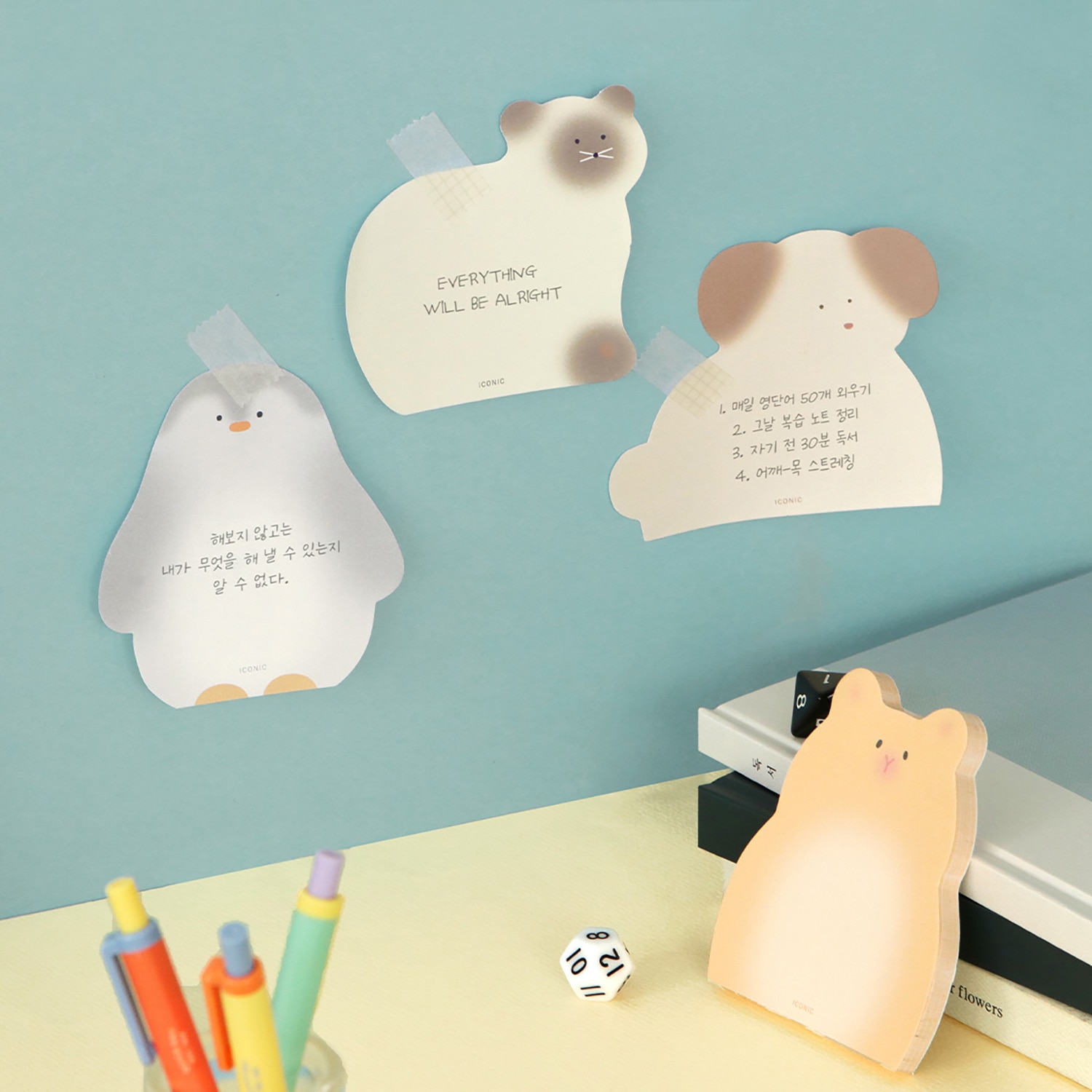 Bloco de notas Pinguim icónico 4