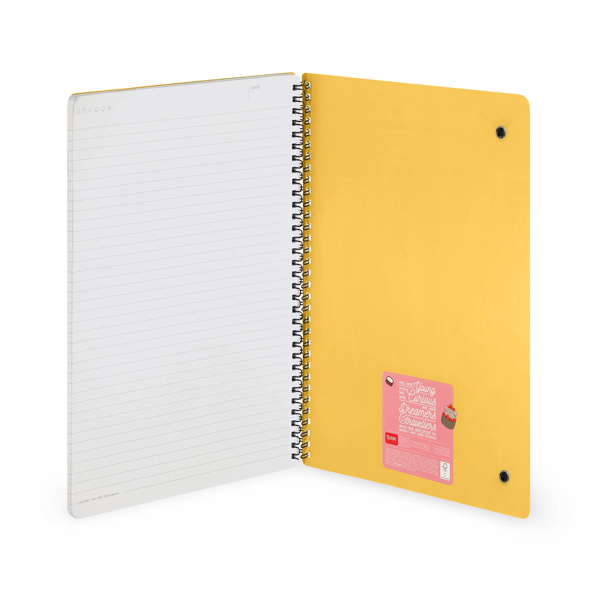 Caderno espiral A4 Legami Sushi Cat 3