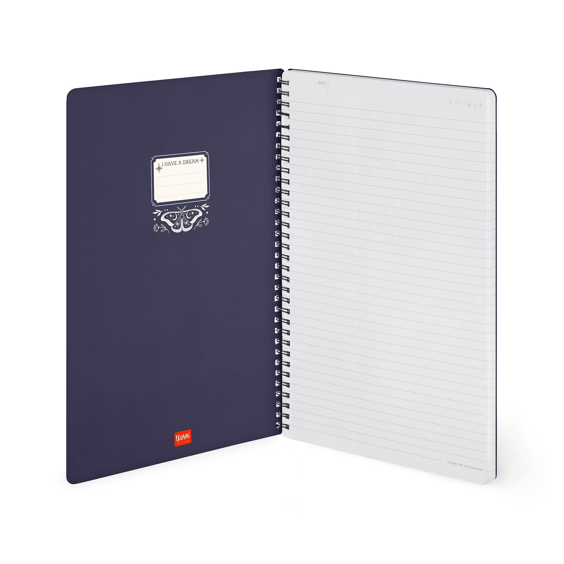 Caderno espiral A4 Legami Moth 2