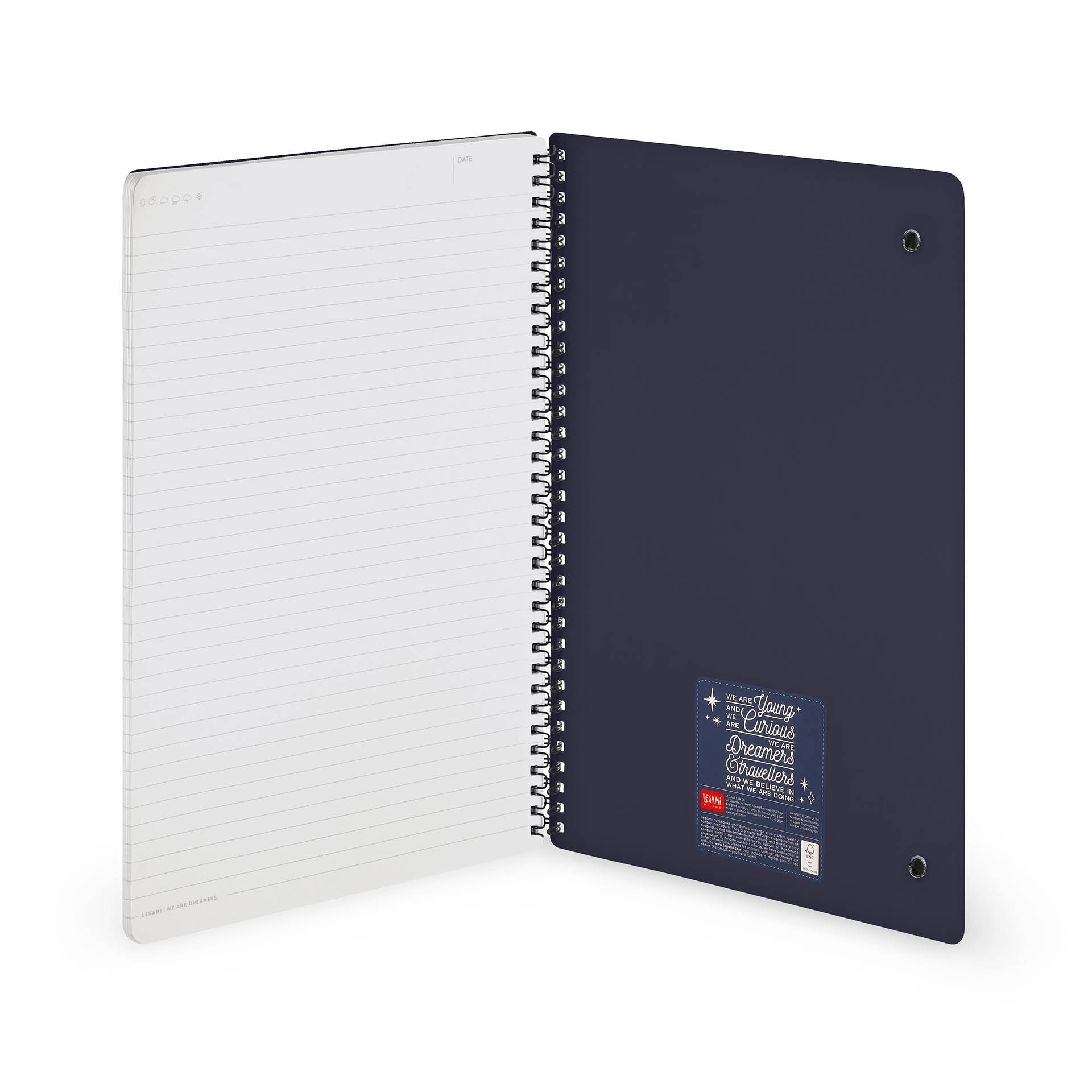 Caderno espiral A4 Legami Moth 3