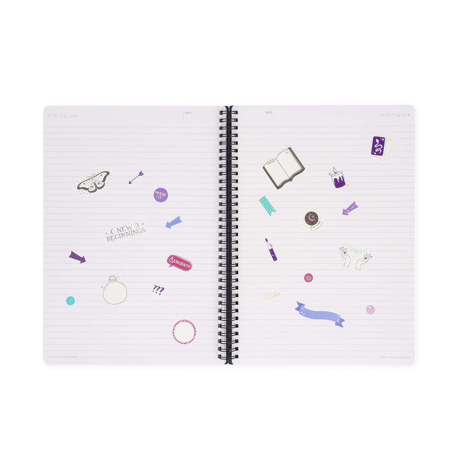 Caderno espiral A4 Legami Moth 5