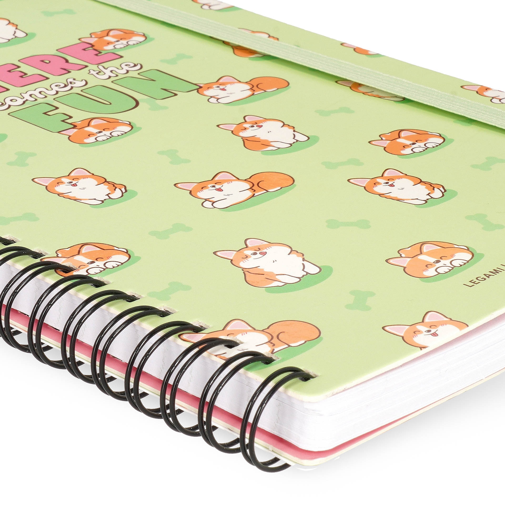 Caderno espiral A5 Legami Corgi 4