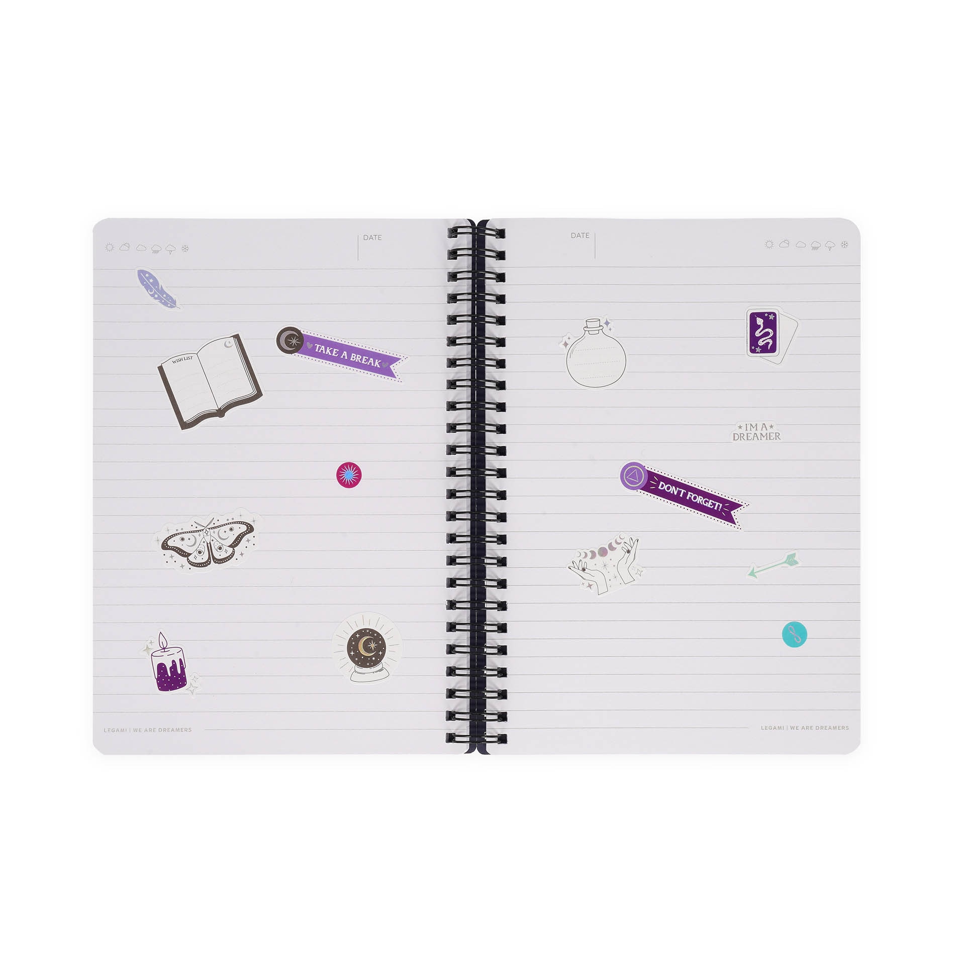 Caderno espiral Legami Moth A5 6