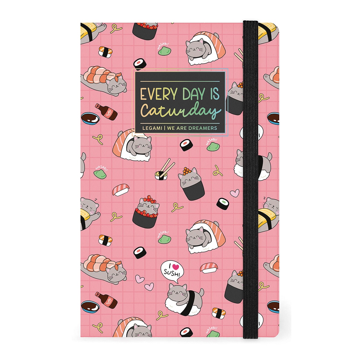 Bloco de notas médio Legami Sushi Cat 1