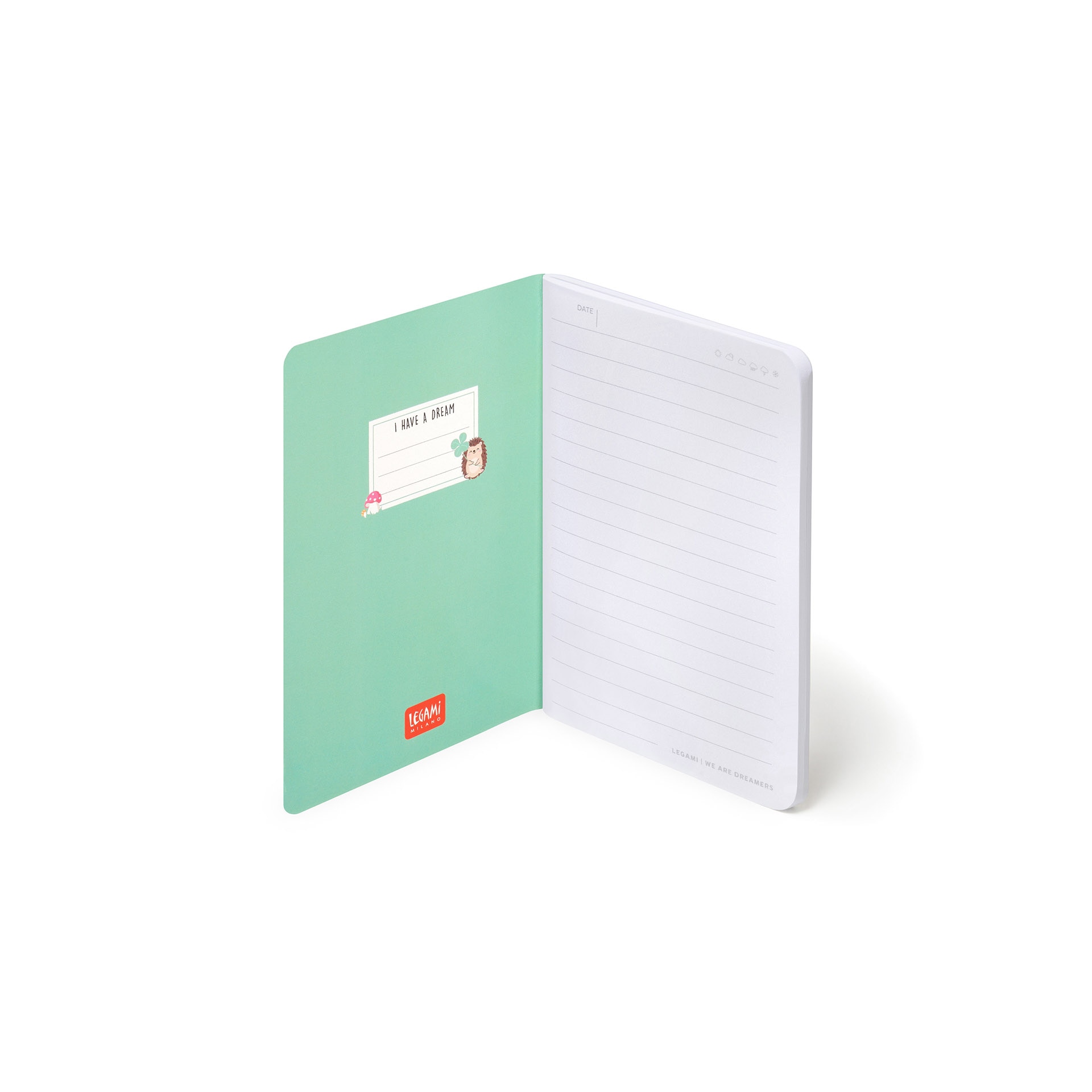 Caderno espiral A6 Legami Hedgehog 2