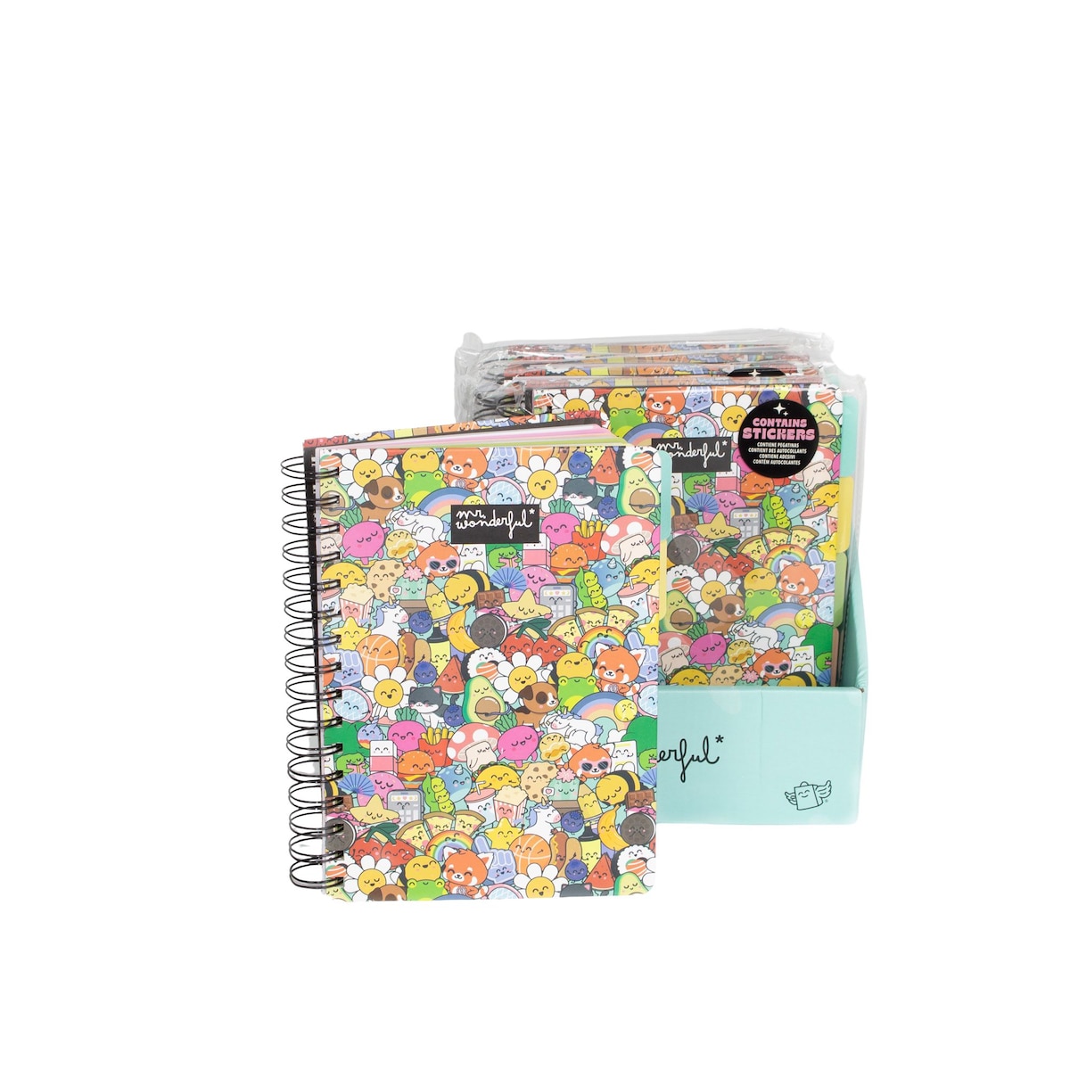 Libreta A5 con separadores Mr Wonderful: Personajes Wonder. 5