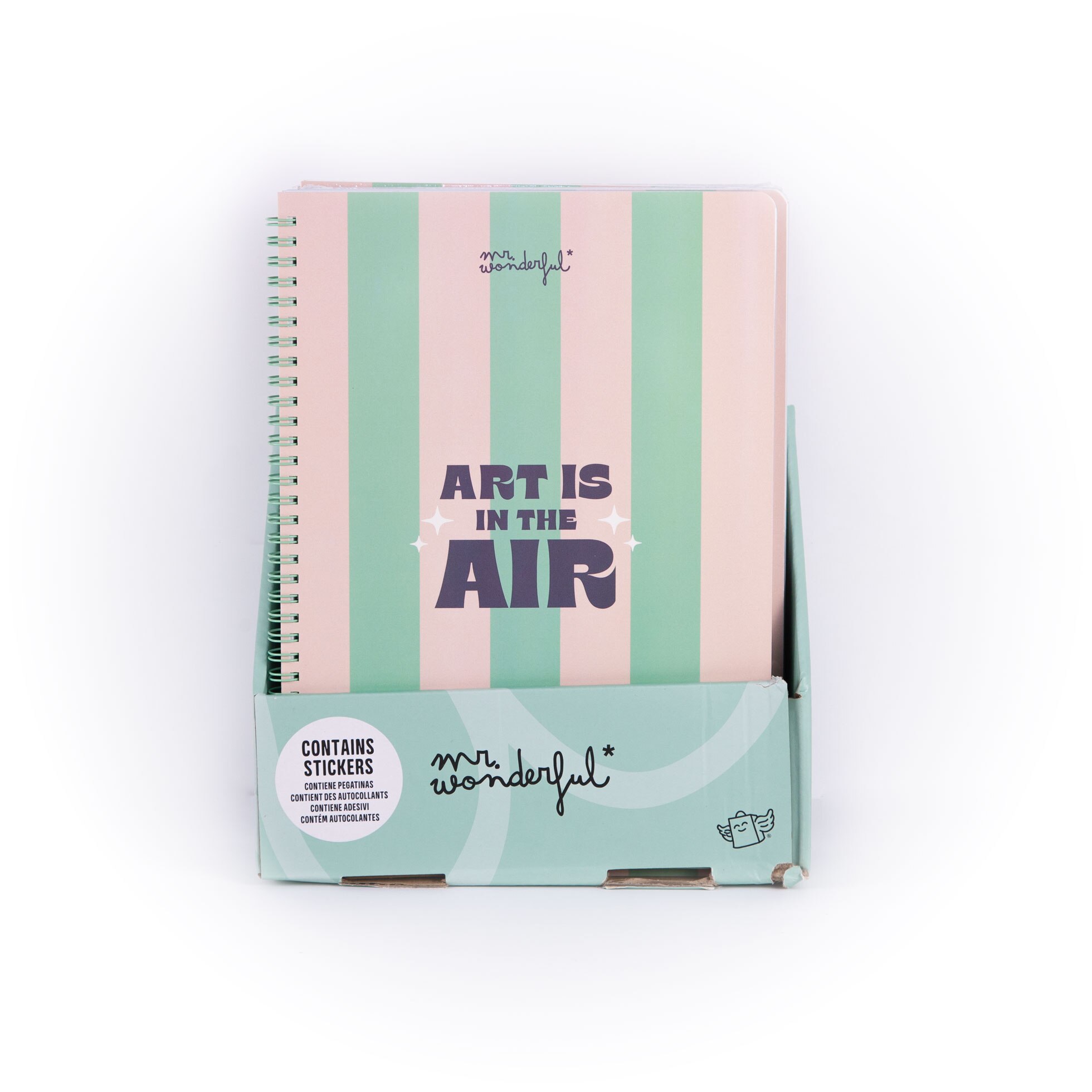 Libreta A4 Mr Wonderful: Peach, Art is in the air 6