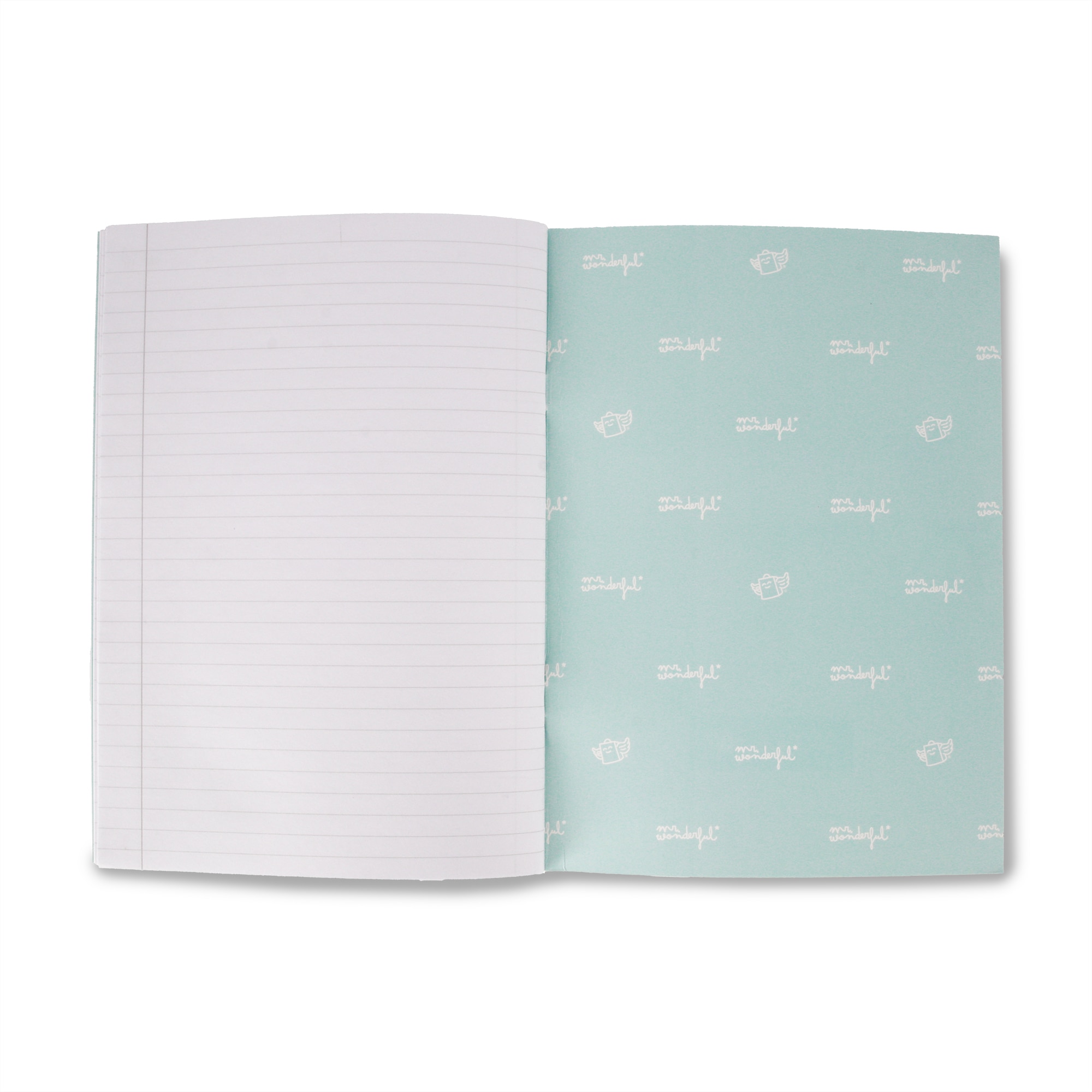 Libreta A5 lila grapada Mr Wonderful: WINGY 4