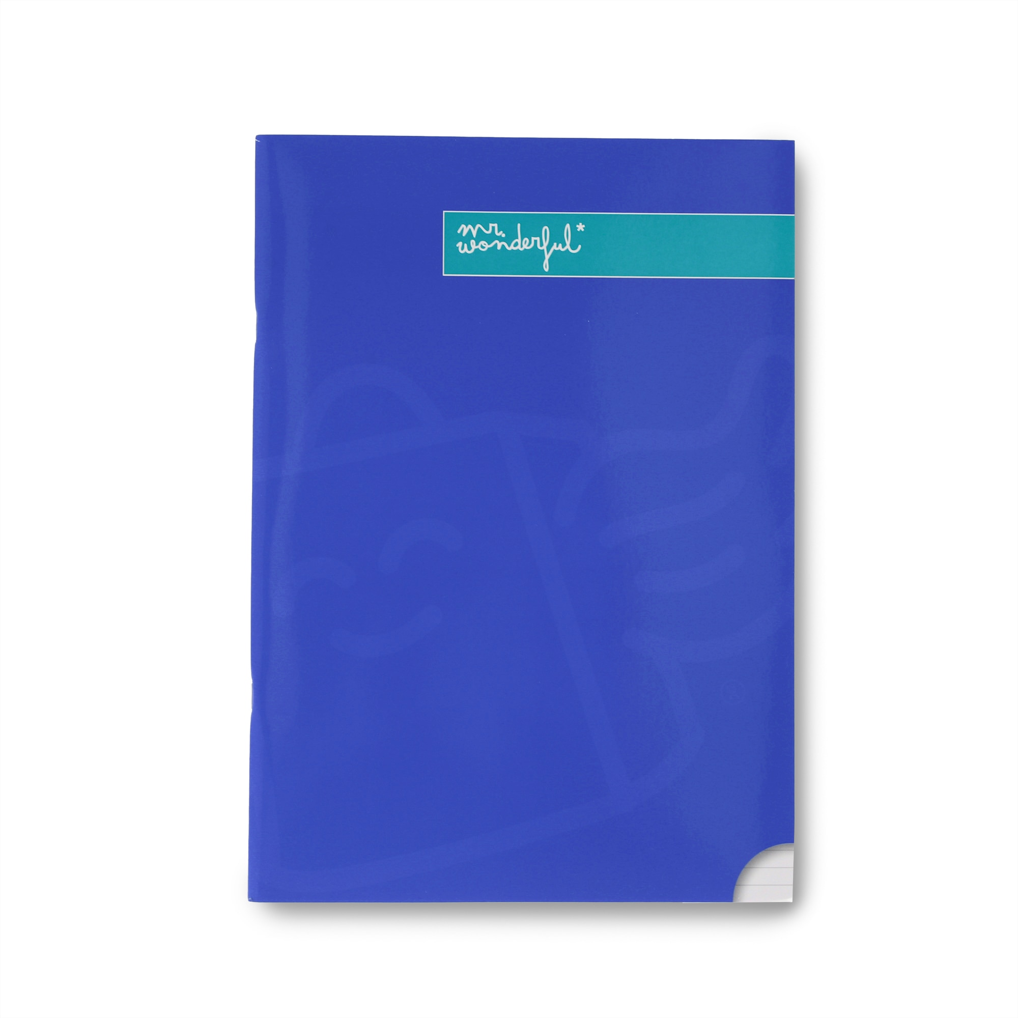 Imagen 0 de Libreta A4 azul grapada Mr Wonderful: WINGY