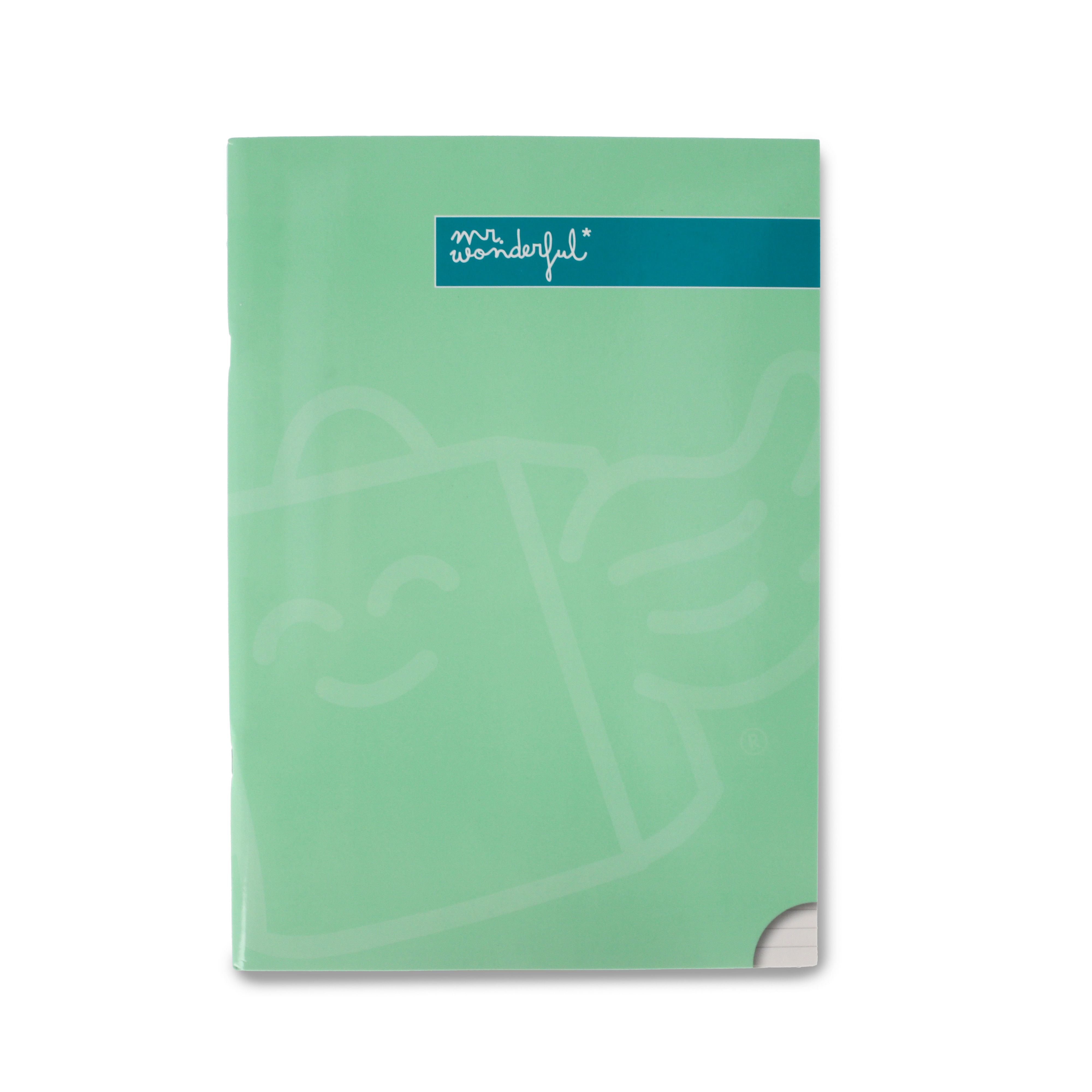 Imagen 0 de Libreta A4 verde grapada Mr Wonderful: WINGY