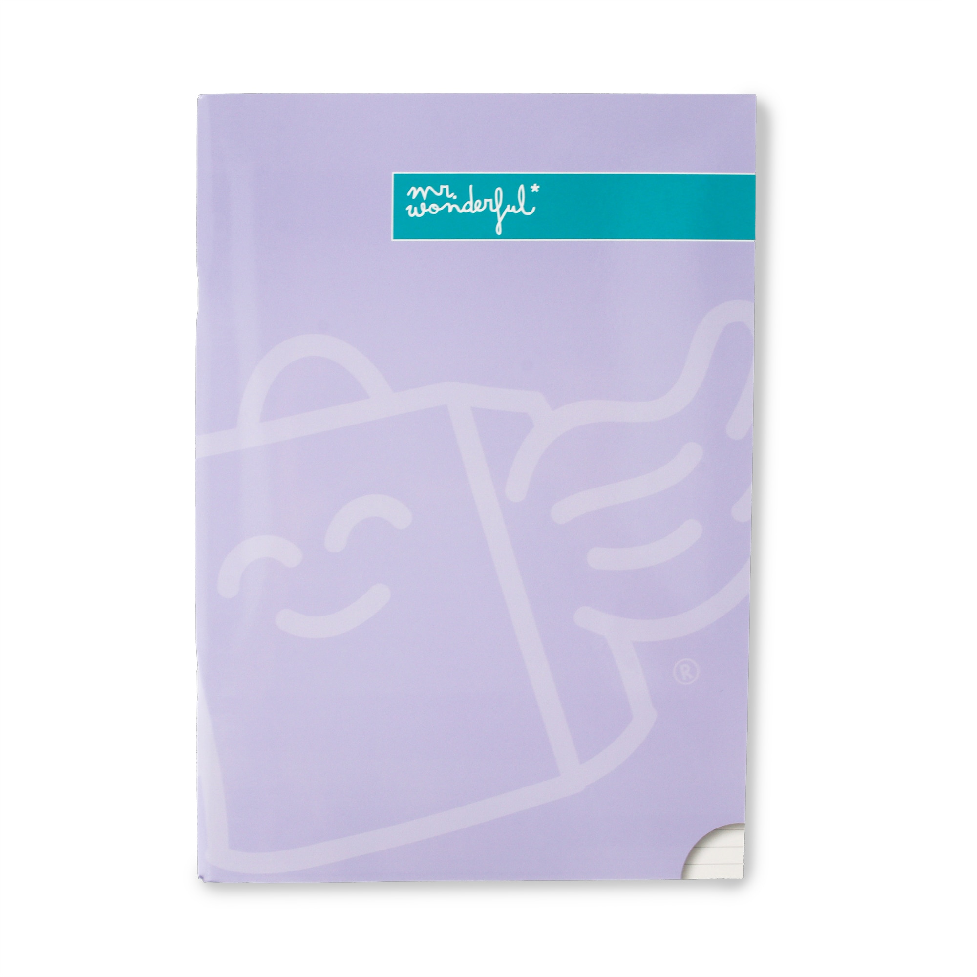 Imagen 0 de Libreta A4 lila grapada Mr Wonderful: WINGY