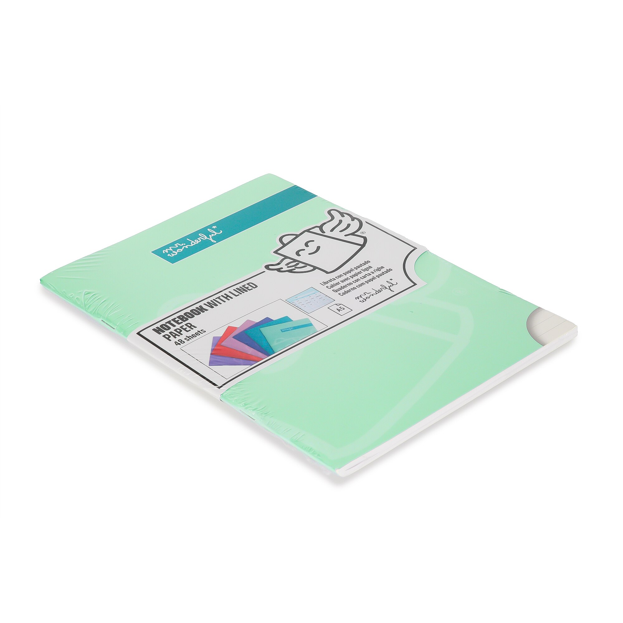 Libreta A5 verde grapada Mr Wonderful: WINGY 3