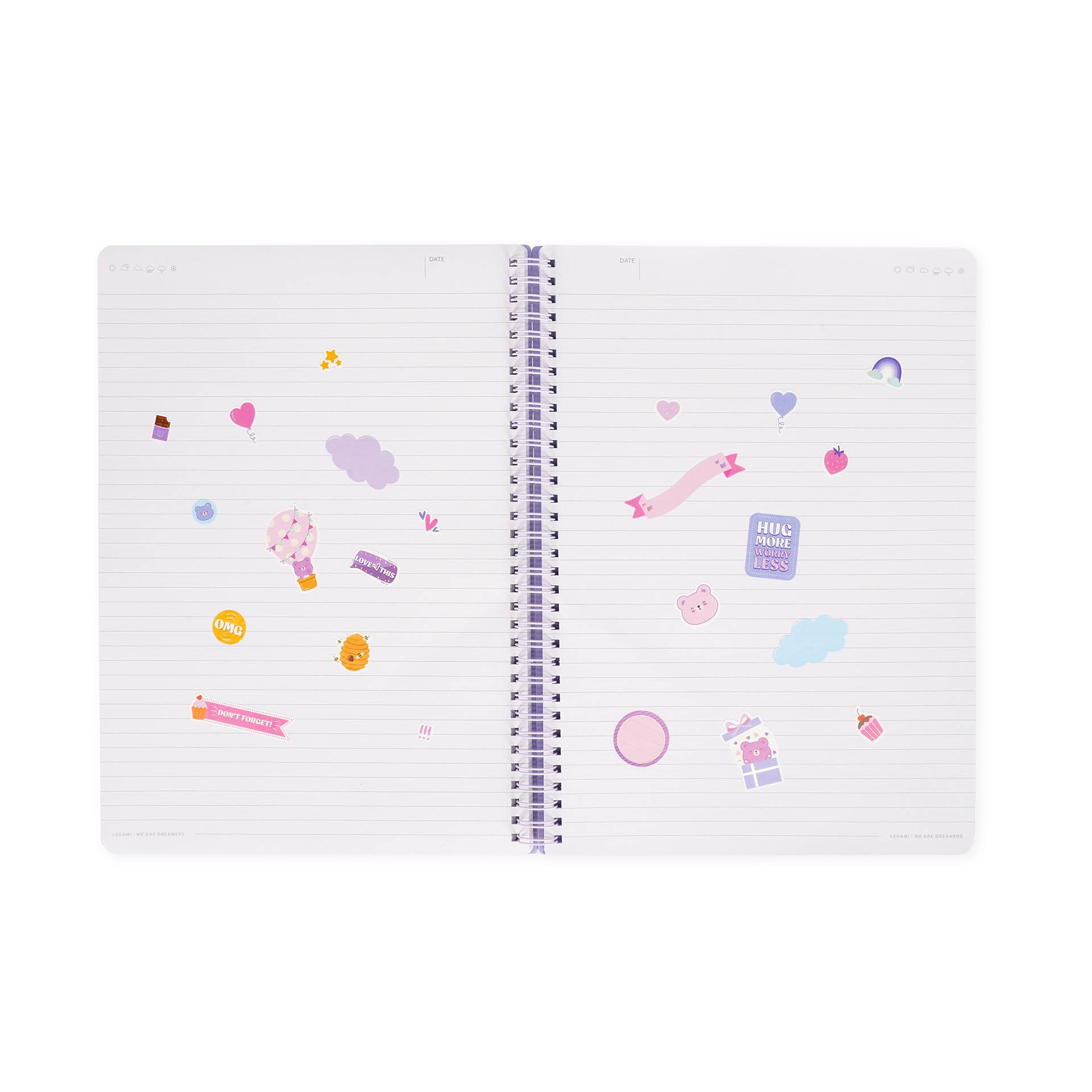 Caderno espiral A4 Legami Teddy Bear 5