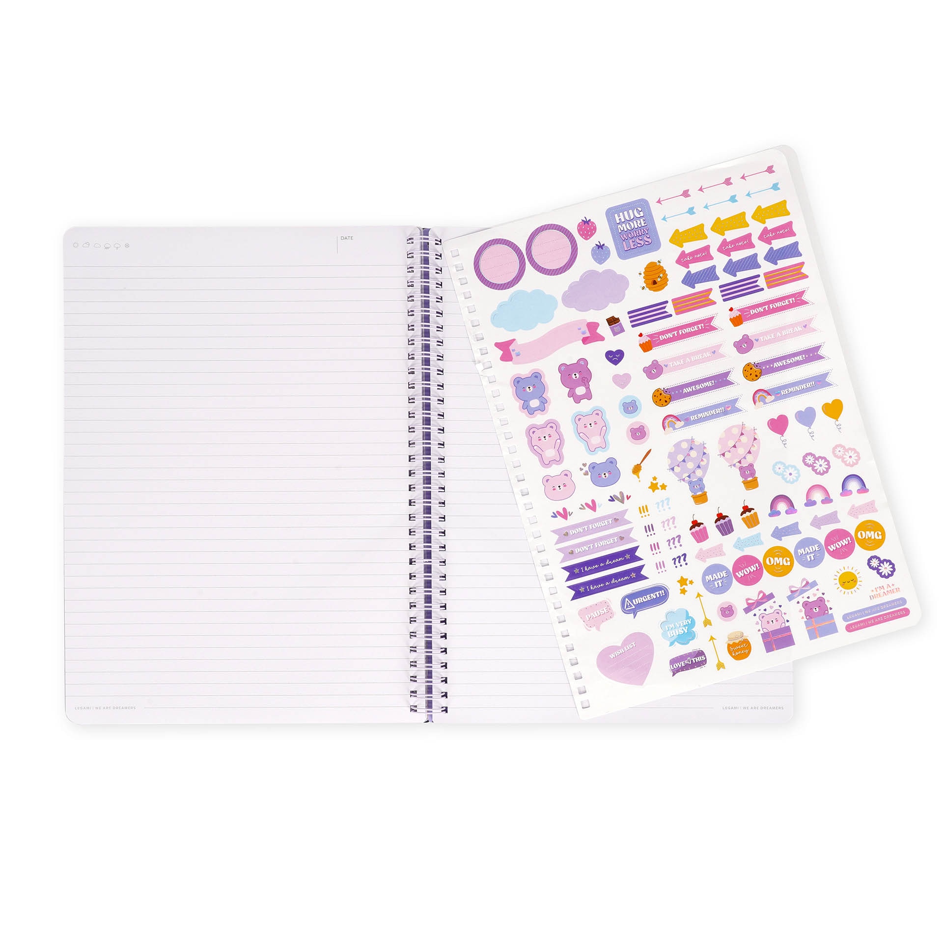 Caderno espiral A4 Legami Teddy Bear 6