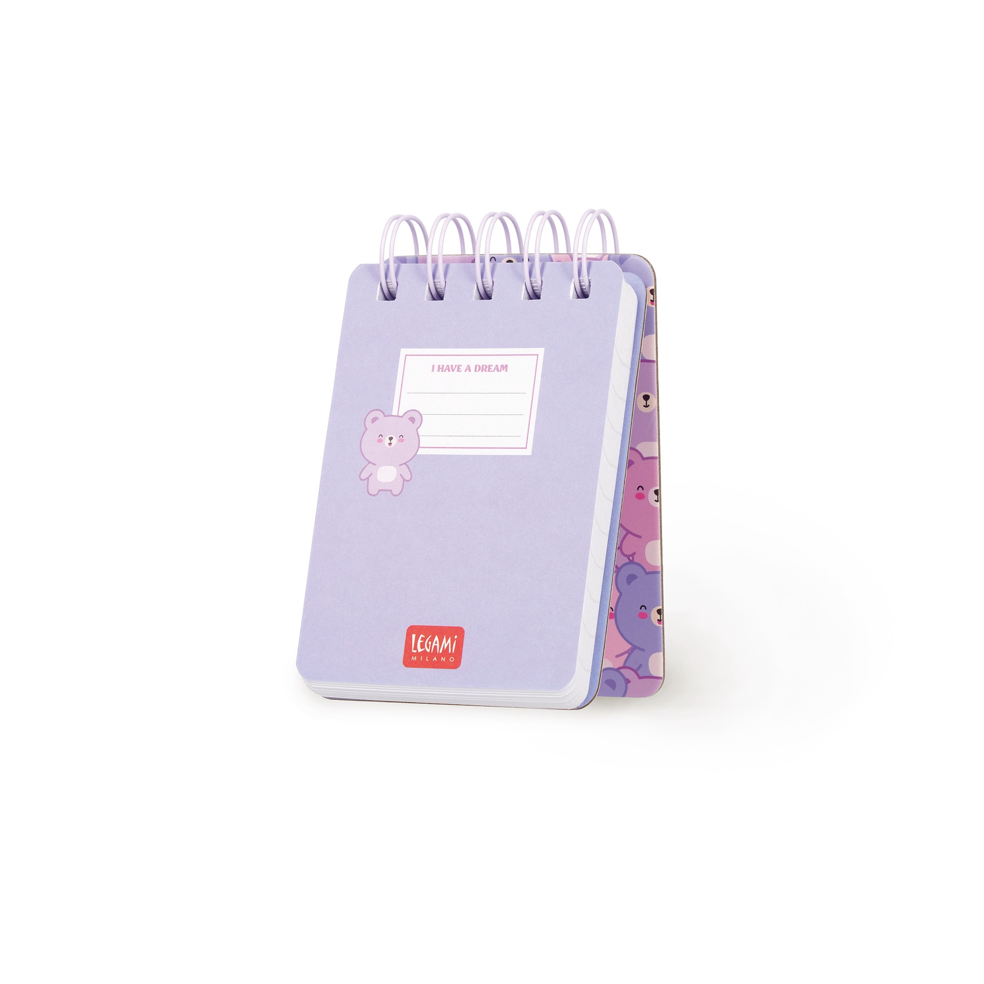 Mini Caderno Espiral Legami Teddy Bear 2