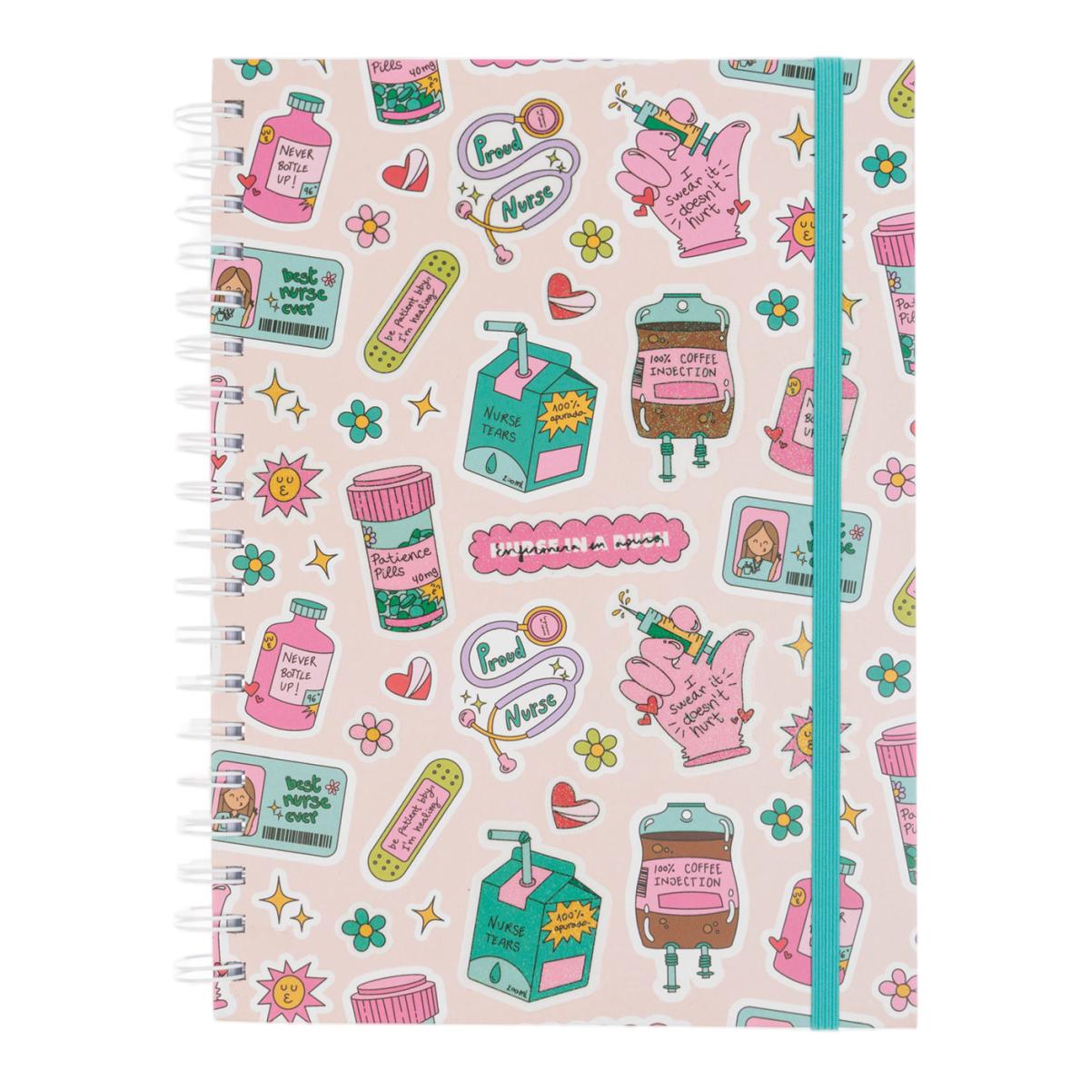 Imagem 0 de Caderno B5 Enfermera en Apuros Nurse in a Rush