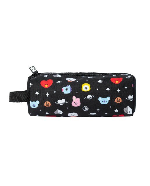 Estojo Retangular BT21 Cool Collection - Preto/Branco 2