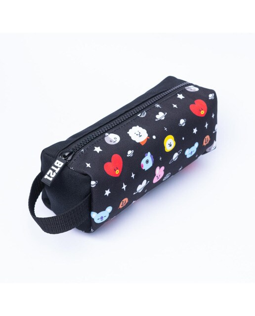Estojo Retangular BT21 Cool Collection - Preto/Branco 3