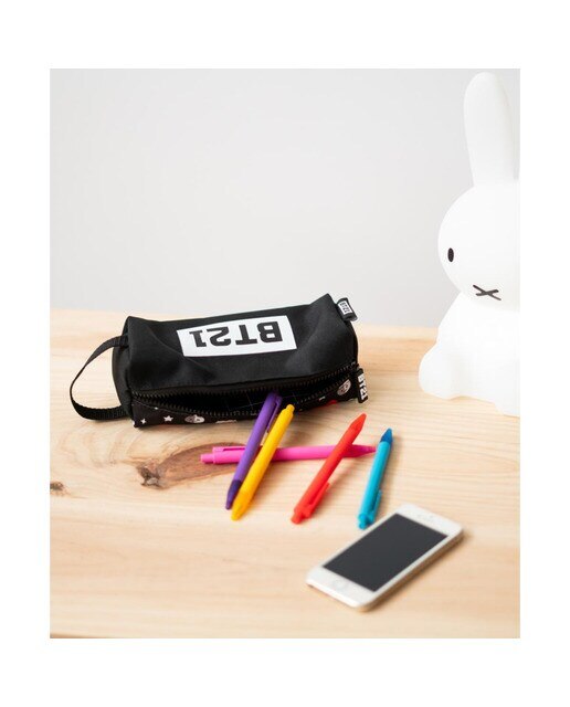 Estojo Retangular BT21 Cool Collection - Preto/Branco 10