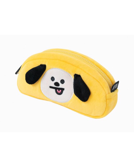 Imagem 0 de Estojo BT21 Chimmy Erik em Felpa - Amarelo/Preto