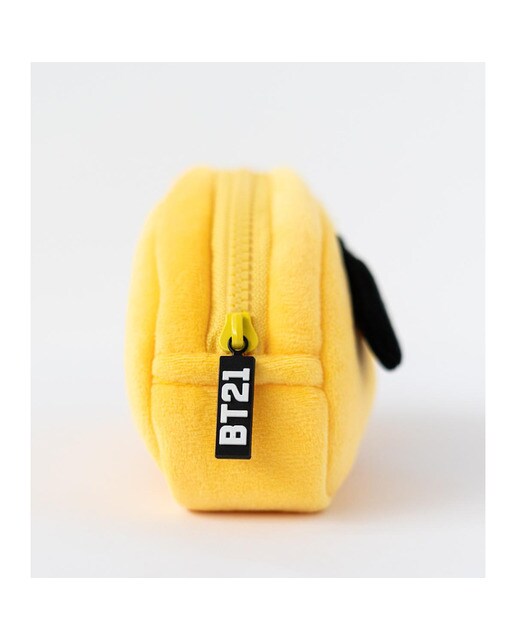 Estojo BT21 Chimmy Erik em Felpa - Amarelo/Preto 3