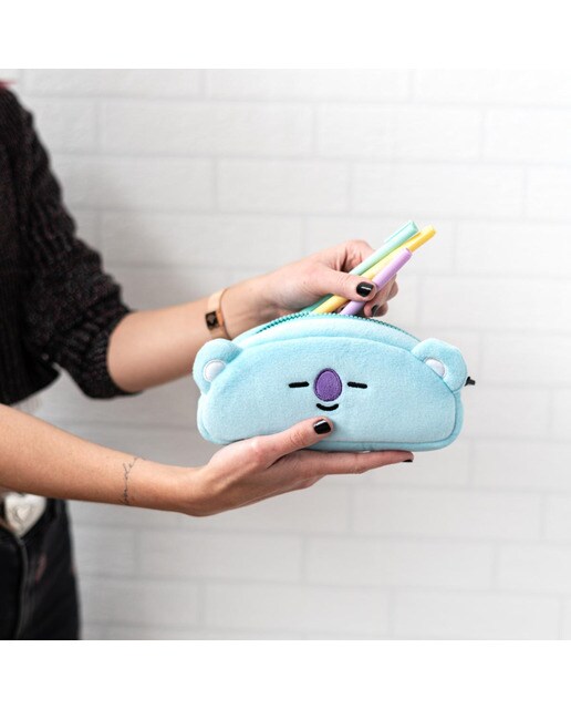 Estojo BT21 Koya em Felpa - Azul/Roxo 6