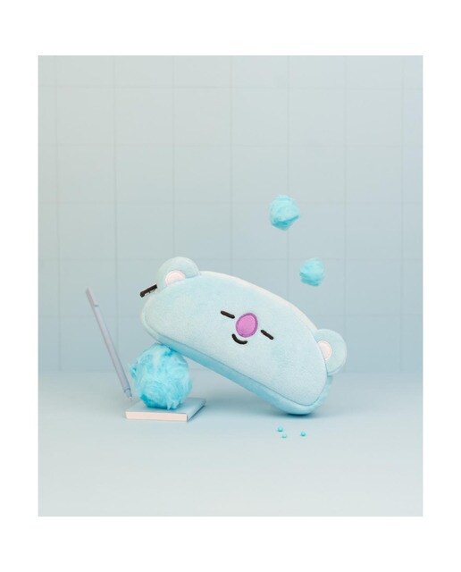 Estojo BT21 Koya em Felpa - Azul/Roxo 8