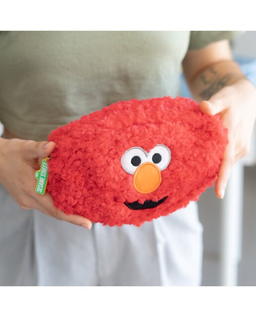 Estojo peluche Erik Sesame Street Elmo vermelho 6