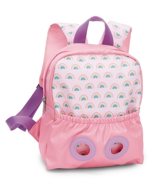 Mochila NICI com peluche 21x26cm y conejo 25 cm rosa 2
