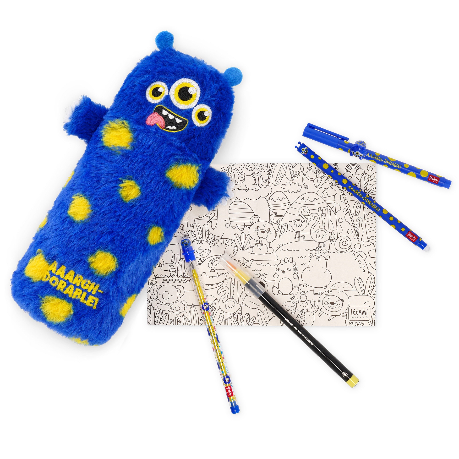 Estojo de peluche Legami Monster 6