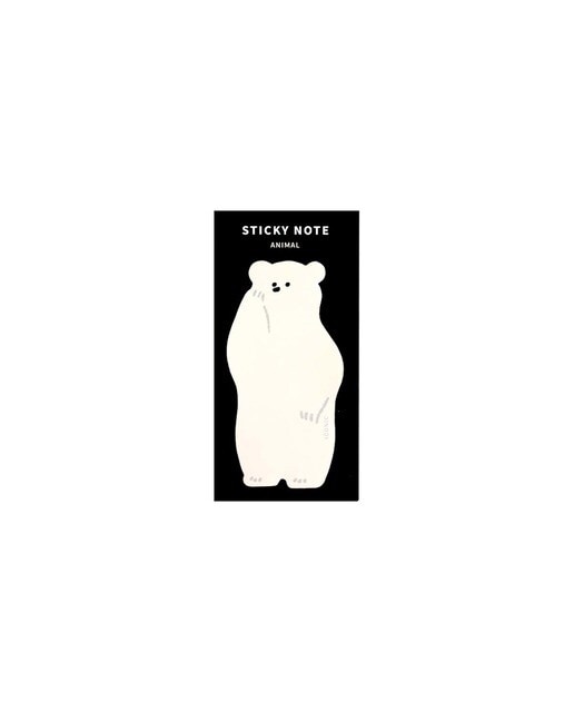 Notas Adesivas Urso - Branco 1