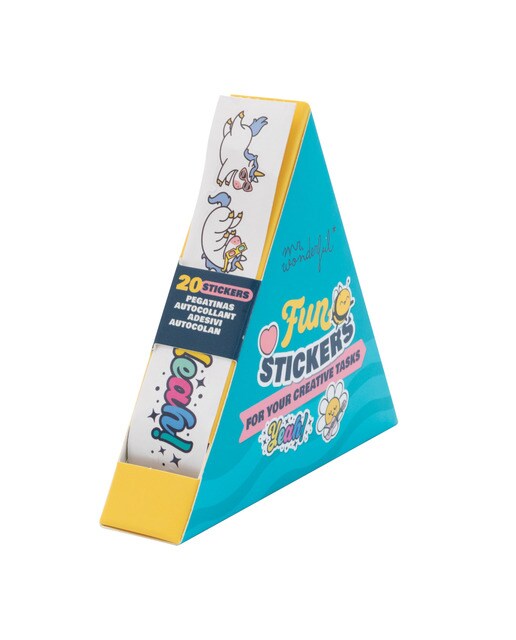 Rolo de autocolantes divertidos Mr Wonderful para tarefas criativas 2