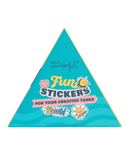 Rolo de autocolantes divertidos Mr Wonderful para tarefas criativas 4