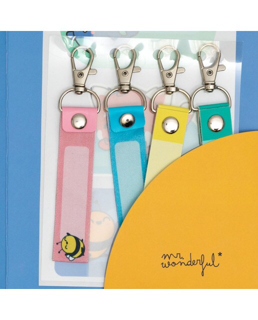 Autocolantes Mr Wonderful e fitas de pendurar para personalizar o material escolar 5