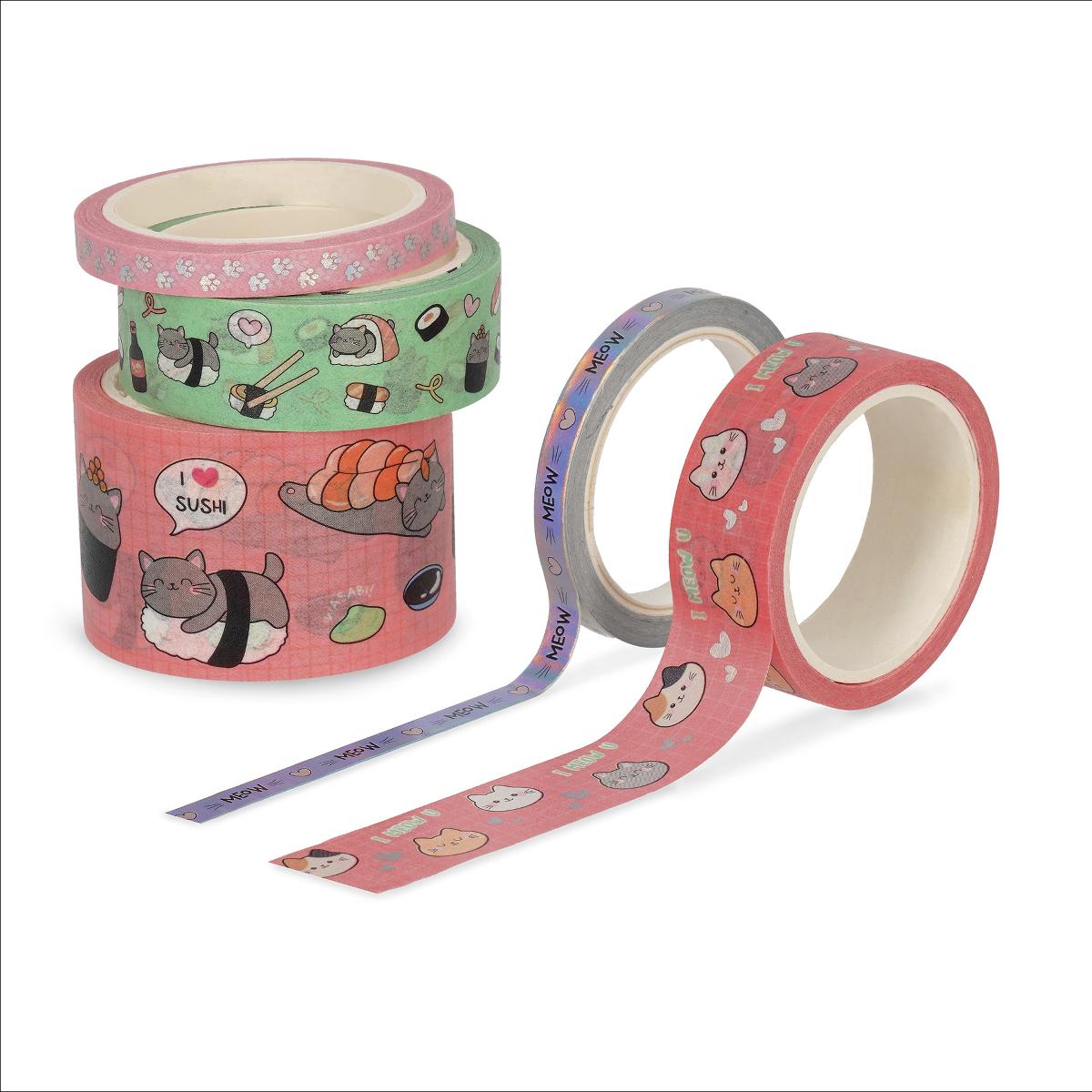 Imagem 0 de Conjunto 5 fitas adesivas Legami Kitty