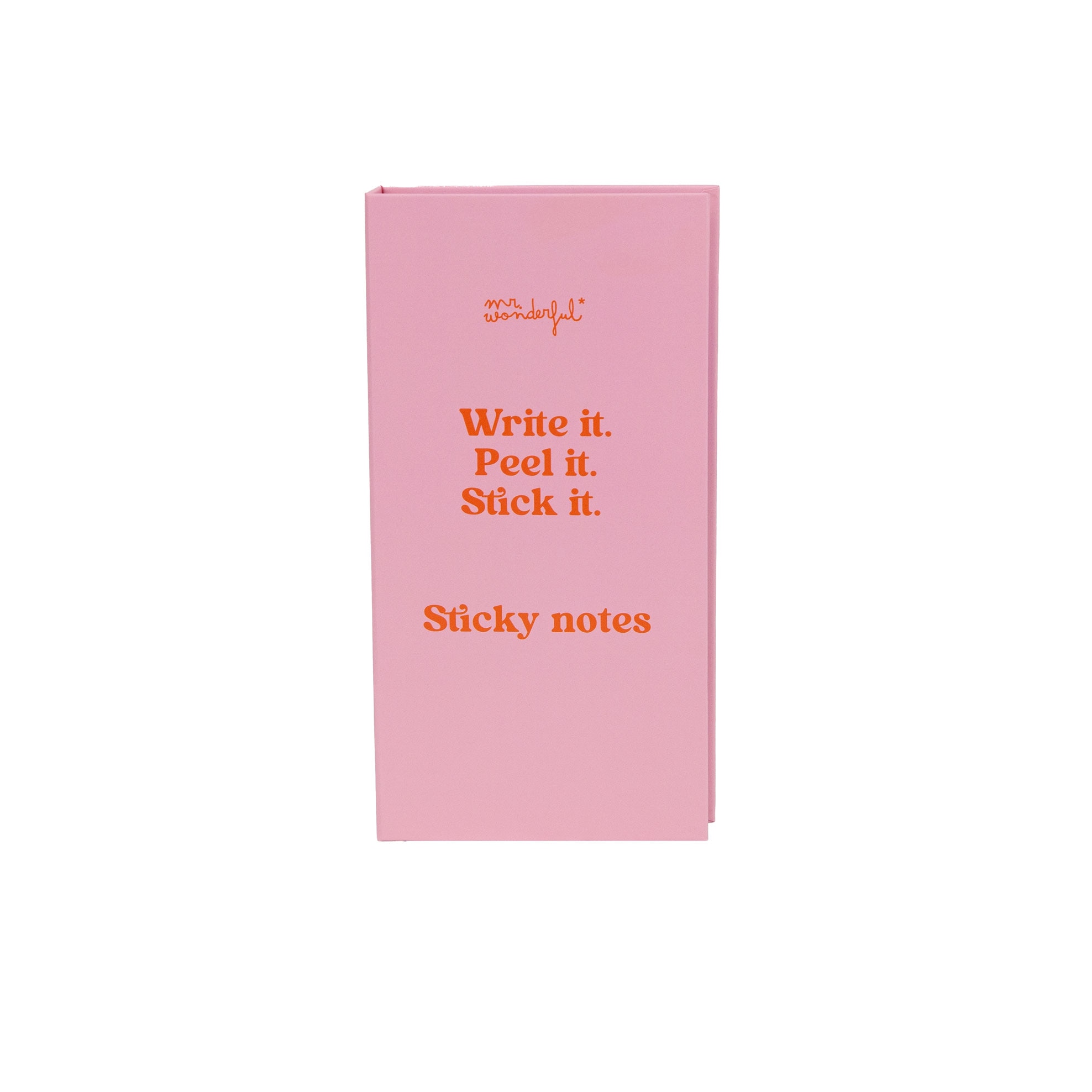 Imagem 0 de Conjunto de notas adesivas Mr Wonderful:Write it. Peel it. Stick it