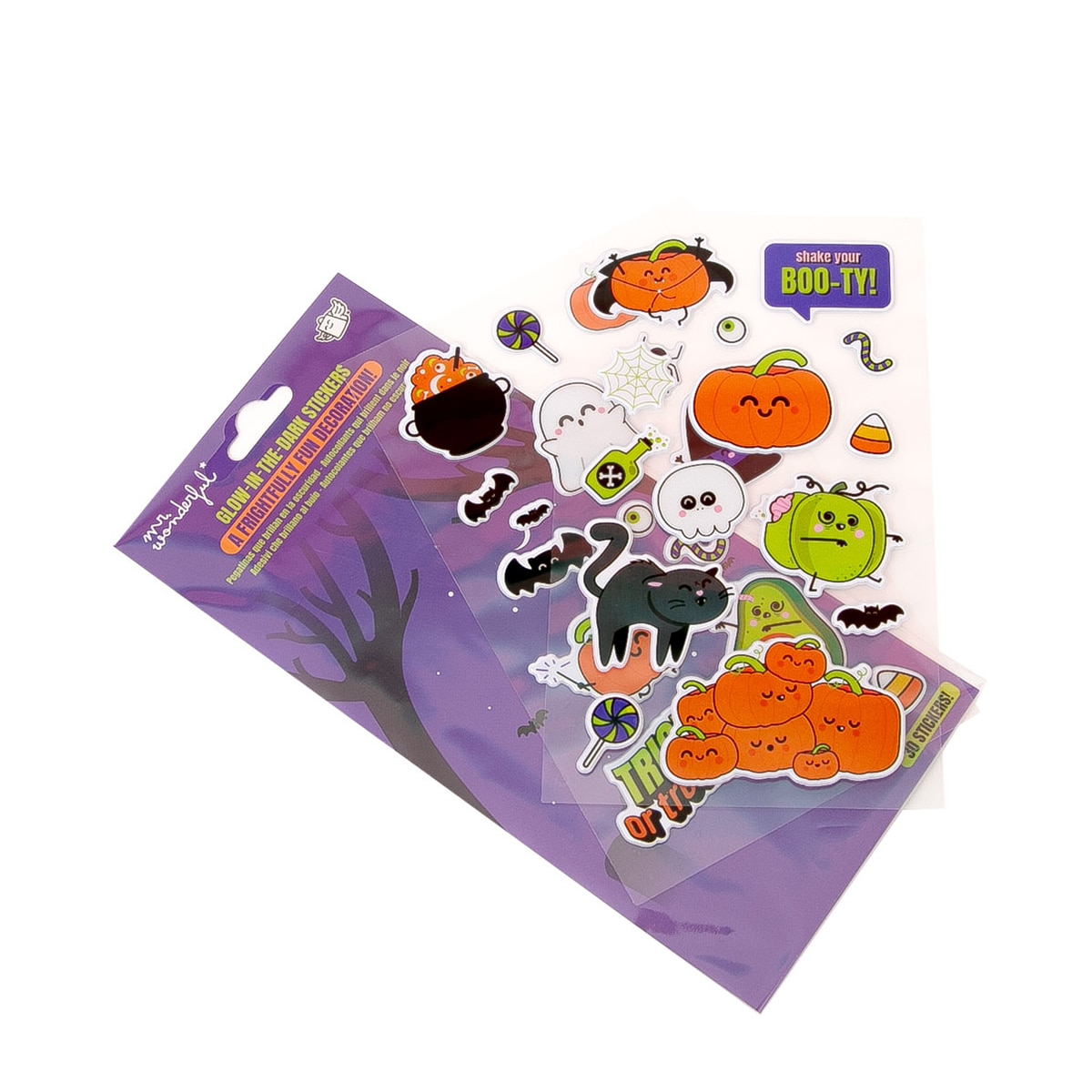 Autocolantes que brilham no escuro Mr Wonerful: Halloween 2