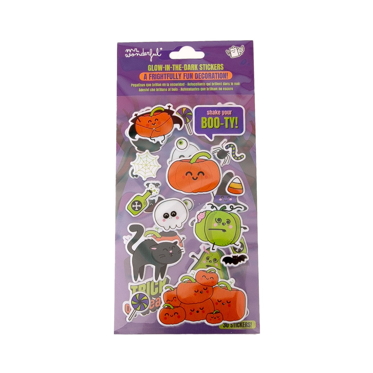 Autocolantes que brilham no escuro Mr Wonerful: Halloween 3
