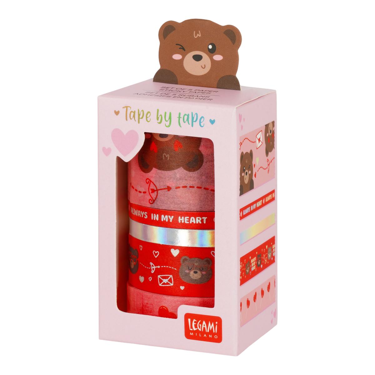 Set Fitas Adesivas Legami Teddy Bear 2
