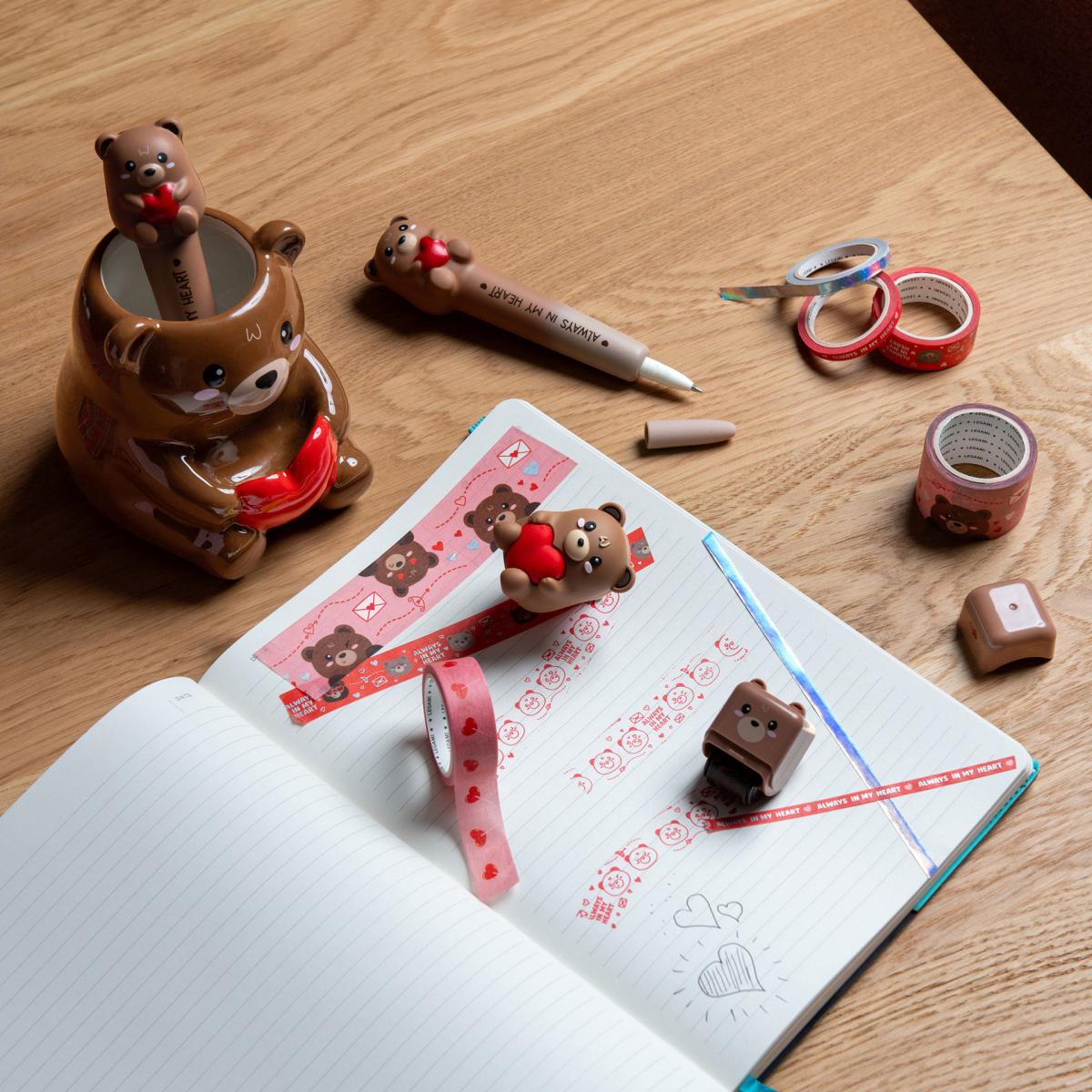 Set Fitas Adesivas Legami Teddy Bear 4
