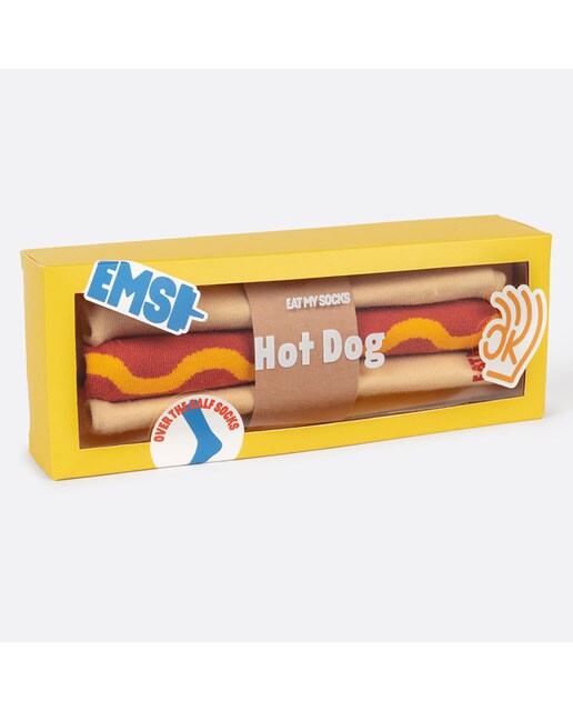 Calcetín Eat My Socks hot dog 3