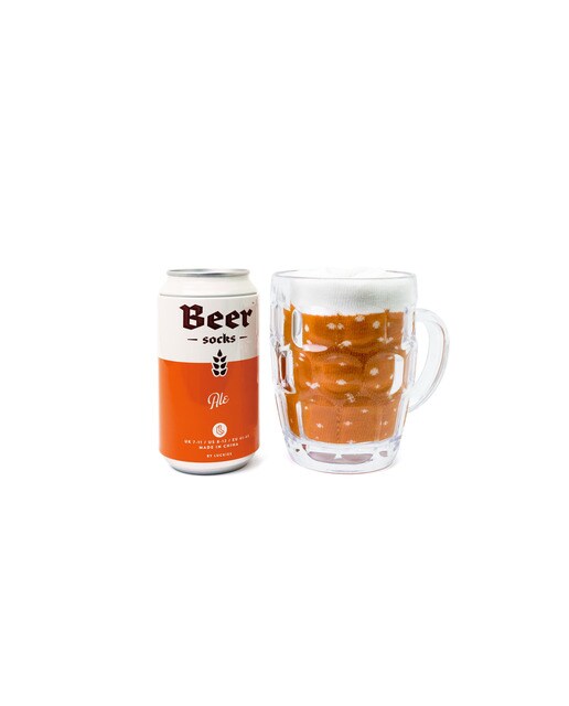 Imagen 3 de Calcetines de Suck UK cerveza naranja