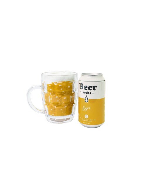 Calcetines de Suck UK cerveza amarillo 3
