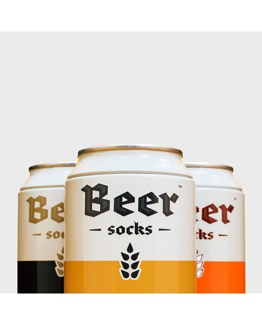Calcetines de Suck UK cerveza amarillo 5