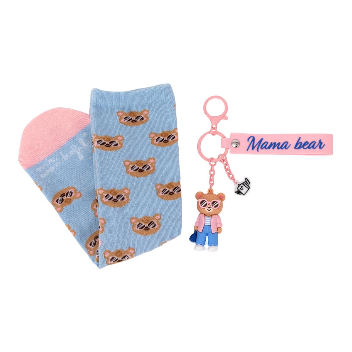 Kit de Meias + Porta-Chaves Mama Bear 3