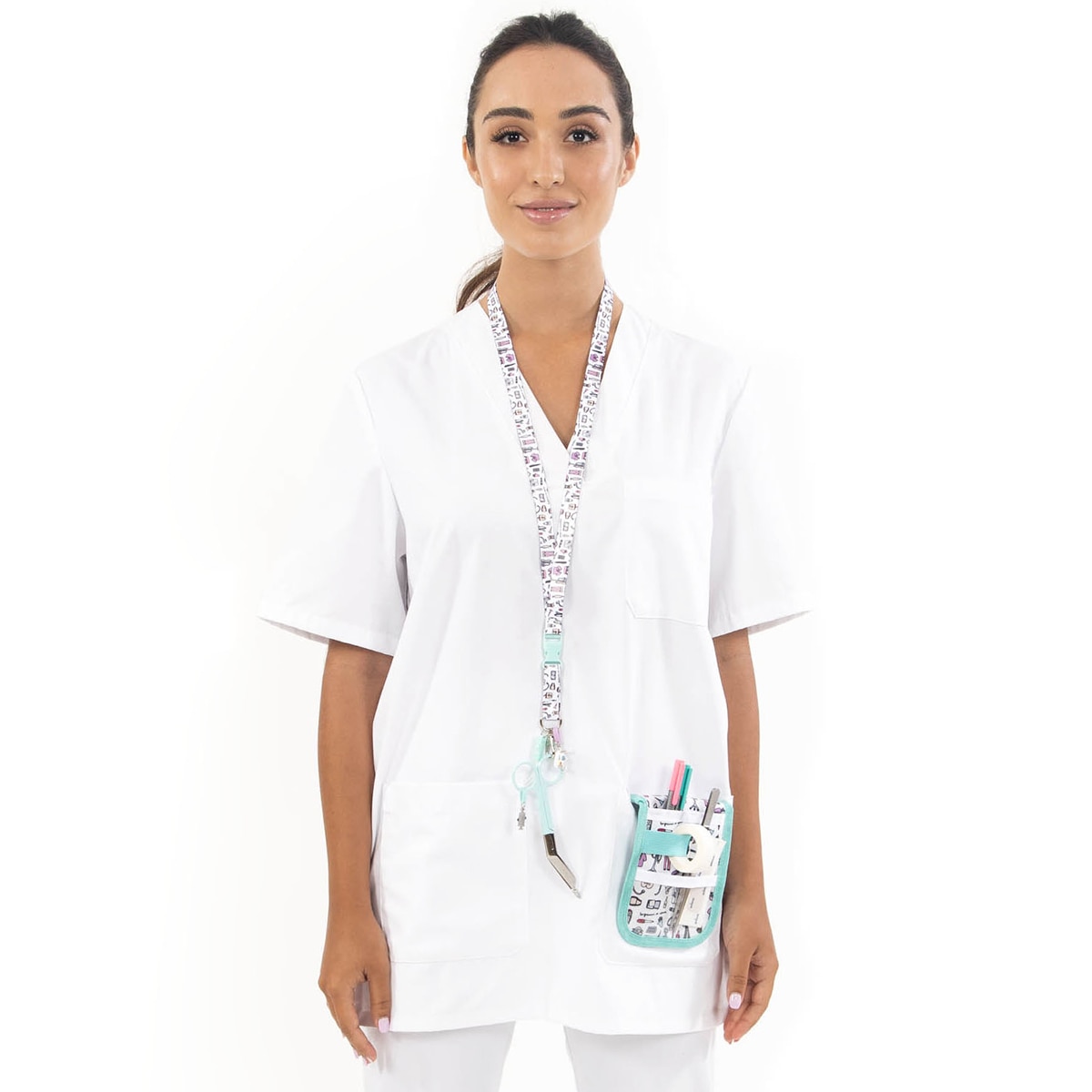 Organizador de bolso Coisas de Enfermeiros água-marinha 4