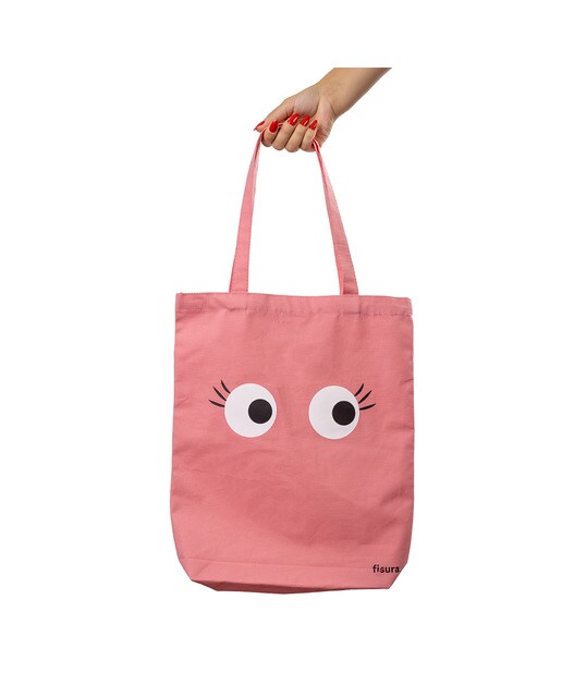 Imagem 0 de Tote Bag Olhos Fisura Rosa