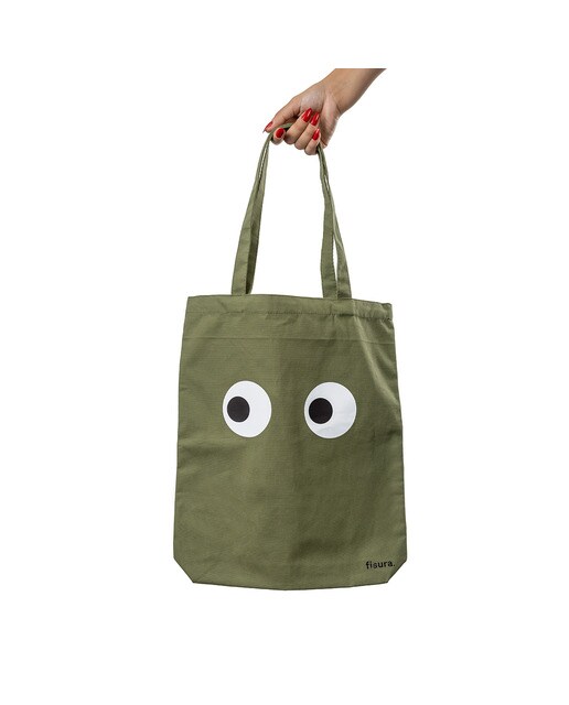 Imagem 0 de Tote Bag Fisura Olhos Verde