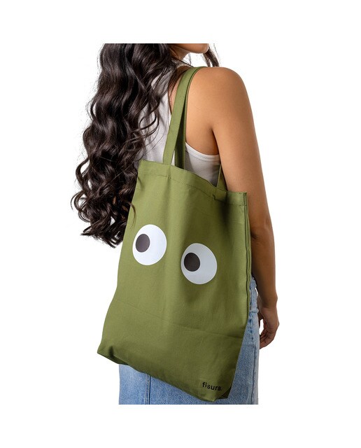 Tote Bag Fisura Olhos Verde 2