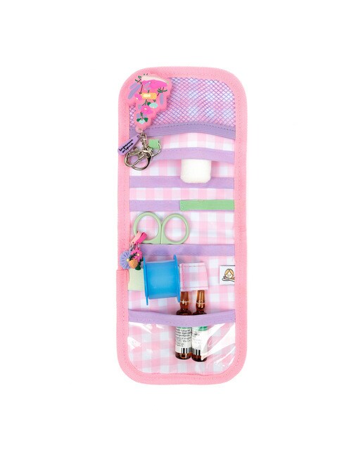 Organizador de bolso Enfermera en apuros vichy lilás 2